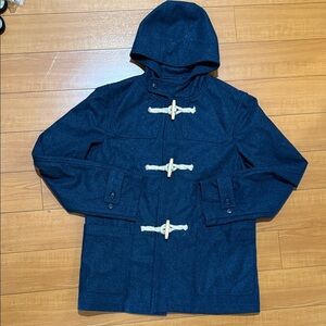 Stile Benetton Men's Classic Navy Toggle Jacket